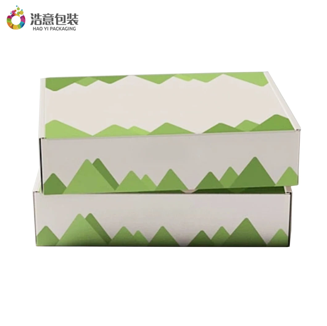 Custom Logo Printed Gift Packaging Box Hot Selling Foldable Folding Corrugated Cardboard Clothes Shoe Cosmetic Mailing Shipping Sunglasses Storage Box