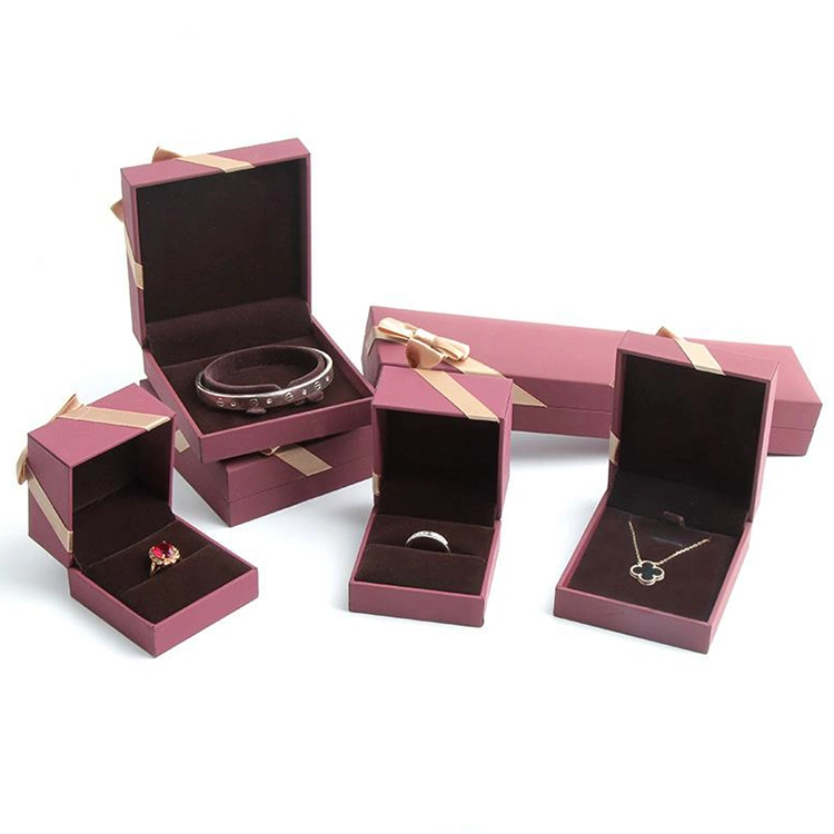 Custom Logo Ring Necklace Bracelet Earring Packaging Luxury Gift Jewelry Box