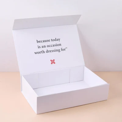 Heiße Art kundengebundene faltende Magnet-Clamshell-Verpackungskasten-Beutel-kosmetische Geburtstagsgeschenkbox