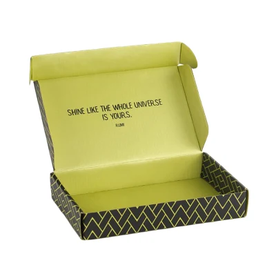 Kundenspezifische Papierschachtel, faltbare Geschenkbox aus Wellpappe, Großhandel, Kleidung, Verpackung, Schuhe, Schachtel