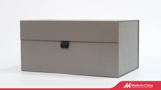 Kundenspezifische große Luxus-Geschenkbox mit magnetischem Papierverschluss, faltbare Verpackung, faltbare Geschenkbox