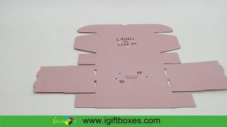 Recycelbare E-Flut-Wellpappe, flach verpackte Abonnement-Box-Verpackung für den Versand