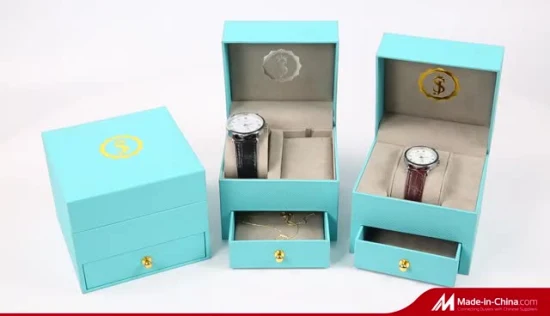 Großhandel mit individuellem Logo, Schmuck-Geschenkbox, Ring, Armband, Halskette, Anhänger, Schmuckset, Verpackung, Verpackungsbox
